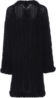 Gebreide jas Dames zwart - maat M/L