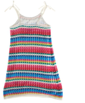 Gebreide jurk 664324 meisje Veelkleurig - 10-11J / 140-146cm