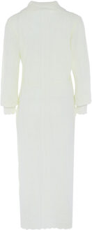 Gebreide jurk Dames wolwit Gebroken wit - M/L