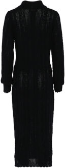 Gebreide jurk Dames zwart - maat