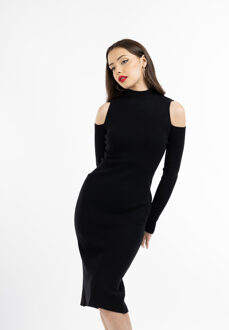 gebreide jurk tylin - maat Zwart