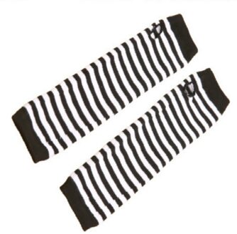 Gebreide Lange Vingerloze Wanten Bergbeklimmen Handschoenen Handschoen Arm Warmer Rekbare Mitten Unisex Haak Half Vinger Lange Handschoenen licht grijs