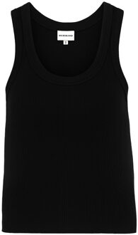 Gebreide mouwloze top Morris  zwart