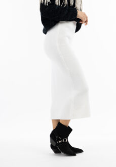 gebreide rok gaya Wit - M/L