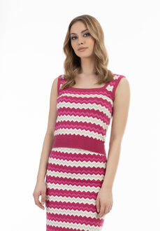 gebreide tanktop Roze - M