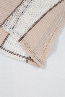 Gebreide Top Met Haakwerk Details Ivoor