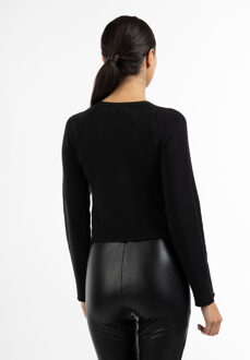 gebreide trui caissa Zwart - XL/2XL