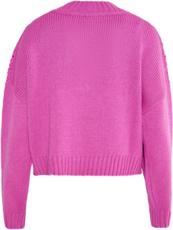 Gebreide trui Dames Bessenroze - XL