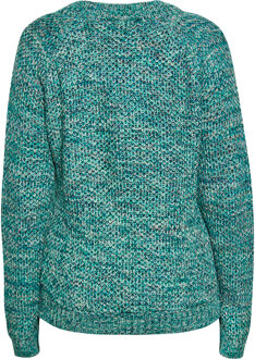 Gebreide trui Dames Blauw Veelkleurig - L