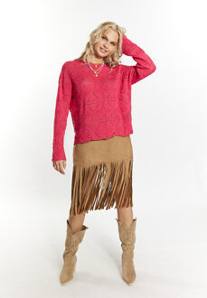 Gebreide trui Dames roze - XS