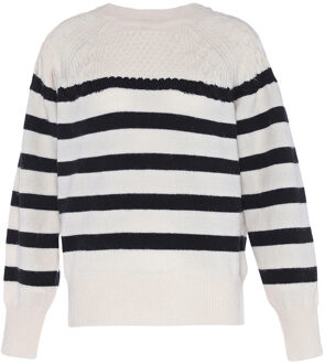 Gebreide trui Dames wolwit Gebroken wit - XS/S