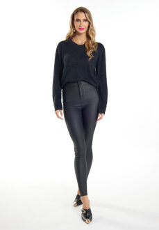 Gebreide trui Dames zwart - M/L