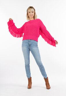 gebreide trui gaya - maat XL/2XL Roze