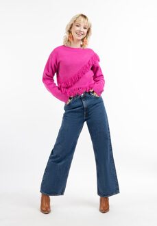 gebreide trui gaya - maat XL/2XL Roze