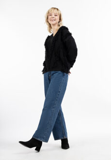 gebreide trui gaya - maat Zwart