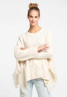 gebreide trui gaya Wit