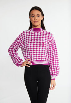 gebreide trui koosh Fuchsia - XL/2XL