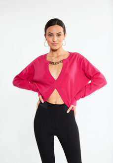 gebreide trui sookie - maat M/L Roze