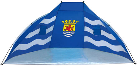 Gebro Beachshelter windscherm blauw Zeeland vlag 270 x 120 cm - Windschermen