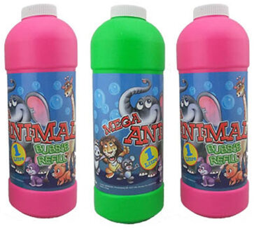 Gebro Bellenblaas mix navulling - 3x - 1 liter/1000 ml - bubbels maken