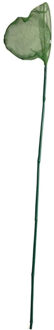 Gebro Visnet - bamboe hout - groen - 80 cm - schepnet