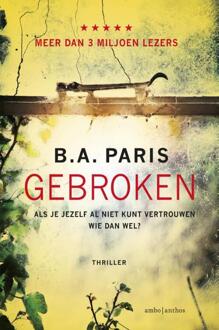 Gebroken - Boek B.A. Paris (9026342497)