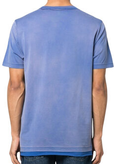 Gebroken wit Wave Off Raw slim-fit paars T-shirt