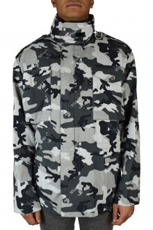 Gebroken witte jas grijs