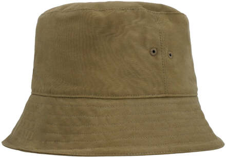 Gebroken witte OW-logo groene vissershoed