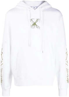 Gebroken witte Splash Arrow Skate Fit witte hoodie - maat XS