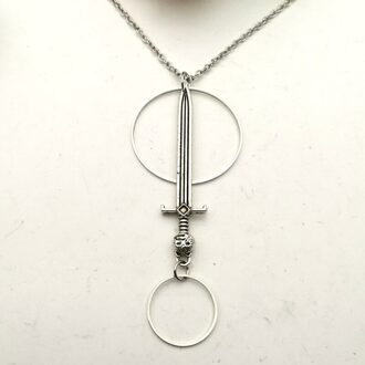 Gebroken Zwaard Metalen Oorringen Heks Warrior Heidense Viking Alternatieve Gothic Middeleeuwse Klassieke Tarot Voor Vrouwen 2