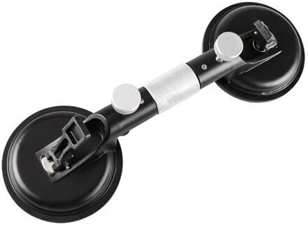 Gebruik Tegels Spiegel Home Grijper Dent Glas Lifter Zuignap Heavy Duty Draagbare Puller Professionele Dubbel Handvat zwart
