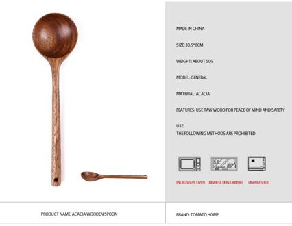 Gebruiksvoorwerpen Set Houten Koken Set Houten Lepels Koken Keuken Keuken Accessoires Woods Spatel Koken Gereedschap Tablewares Product A1