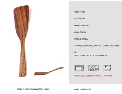 Gebruiksvoorwerpen Set Houten Koken Set Houten Lepels Koken Keuken Keuken Accessoires Woods Spatel Koken Gereedschap Tablewares Product A2