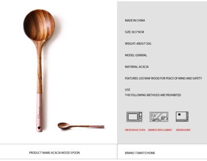 Gebruiksvoorwerpen Set Houten Koken Set Houten Lepels Koken Keuken Keuken Accessoires Woods Spatel Koken Gereedschap Tablewares Product B1