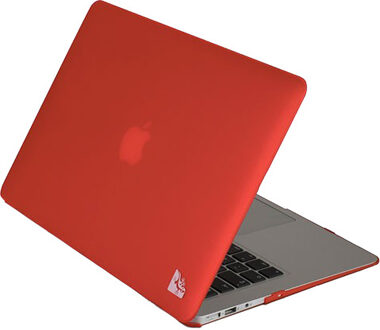 Gecko 'Clip On' Beschermhoes voor Apple MacBook Air 13 inch (Rood)