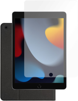 Gecko Covers Hoes geschikt voor iPad 10.2 2021/2020 - Gecko Easy-Click 2.0 Cover + Cazy Screen Protector - Zwart