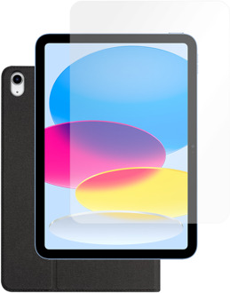 Gecko Covers Hoes geschikt voor iPad 2022 10.9 inch - Gecko Easy-Click 2.0 Cover + Cazy Screen Protector - Zwart