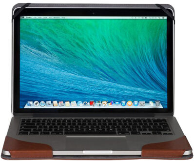 Gecko Deluxe Stand-Case voor Apple MacBook Pro Retina 13 inch (Bruin)