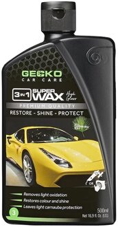 Gecko Polijstmiddel 3 in 1 + Carnauba 500ml 1835454