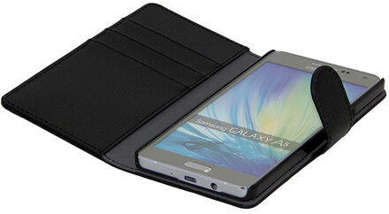 Gecko Robuuste Wallet Cover voor Samsung Galaxy A5 (Zwart)
