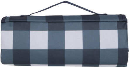 Gecontroleerde Picknickdeken (Maïsgroen) Blauw - One Size