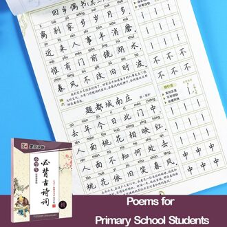 Gedichten Voor Basisschoolleerlingen Te Praktijk Reguliere Script Chinese Harde Pen Schrijven Kalligrafie Schrift Modian
