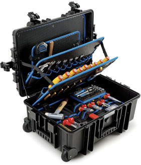Gedore 117.19/P | JUMBO 6700 | B&W Gereedschapskoffer | Verrijdbaar | Monteur | 87-delig - 8087190