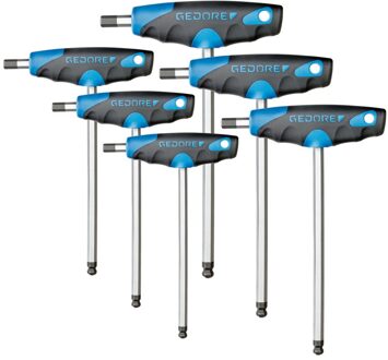Gedore 2C T-Greep Stiftsleutelset | 6-Dlg - 2998777