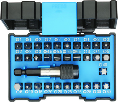 Gedore 666-032-A | bitsortiment Allround | 1/4" | 32 delig - 2993236