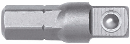 Gedore Aandrijfadapter 1/4" | 4-kt x 1/4" 6-kt | Lengte 25 mm - 3300149