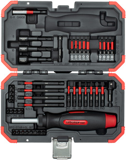 Gedore Bitset 1/4'' in BMC | 43-dlg. - R33003043