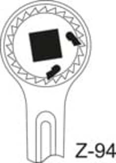 Gedore Doorsteek-Ratel | 1/4" | Zonder Aandrijfvierkant - 6170670