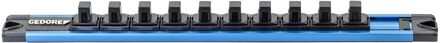 Gedore Dopsleutelrail Magnetisch | 3/8" | Voor 10 Doppen | Leeg - 3520765